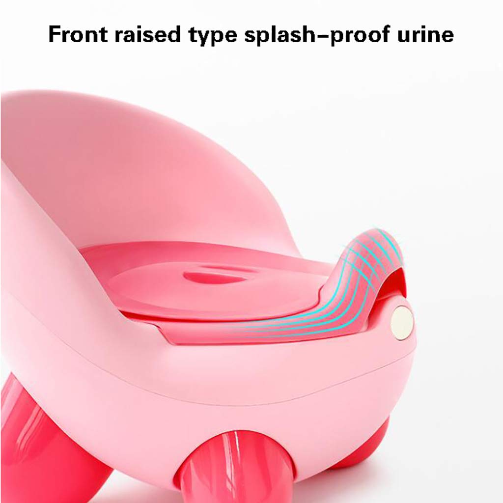 Sedile da addestramento per WC per Bambini, Anteriore Convesso a Prova di Schizzi per Una Facile Pulizia, Design ergonomico Antiscivolo, vasino Perfetto per Bambini Piccoli,Grigio