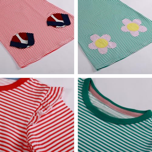 HH Family Girls Long Sleeve Dress 2-Pack: Fall Outfits and Clothes for Toddlers and Kids4