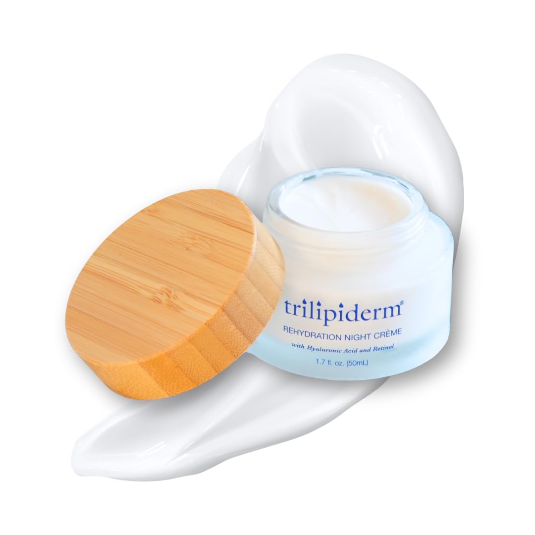 Rehydration Night Crème W/Hyaluronic Acid, Vitamins A, C, E & Medyssinnian Lipid, Anti Aging Facial Night Cream Moisturizer for Face & Neck, Anti Wrinkle Cream for Men & Women, 1.7 Fl Oz