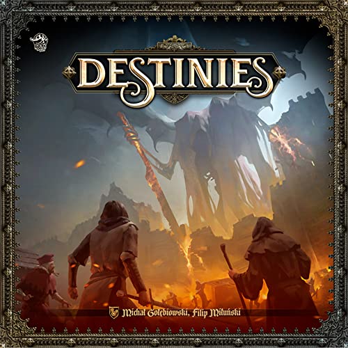 Image of Destinies Board Game - Immersive Storytelling and Adventure for Tabletop Enthusiasts, Ages 14+, 1-3 Players, 120-150 Minute Playtime, Made by Lucky Duck Games