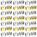 TOAOB 20 Pezzi Chiusure per Orecchini Argento Sterling 925 Farfalla Ferma Orecchio Sicurezza Backs Support 5 x 5.5 mm per Gioielli con Orecchino Pesanti Oro e Argento Tono