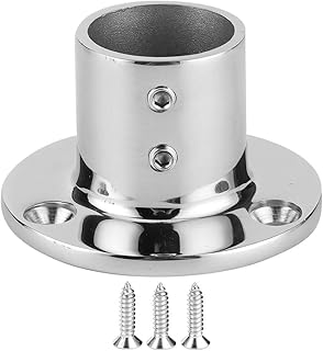 Encaixe De Corrimão Para Barco Marítimo De 90 Graus, Base De Escora Redonda De Aço Inoxidável 316 Encaixe De Corrimão Para Barco Marítimo De 90 Graus Para Tubo De 32 Mm