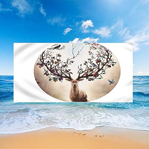 Meiju Extra Large Animal Print Beach Towel Cover