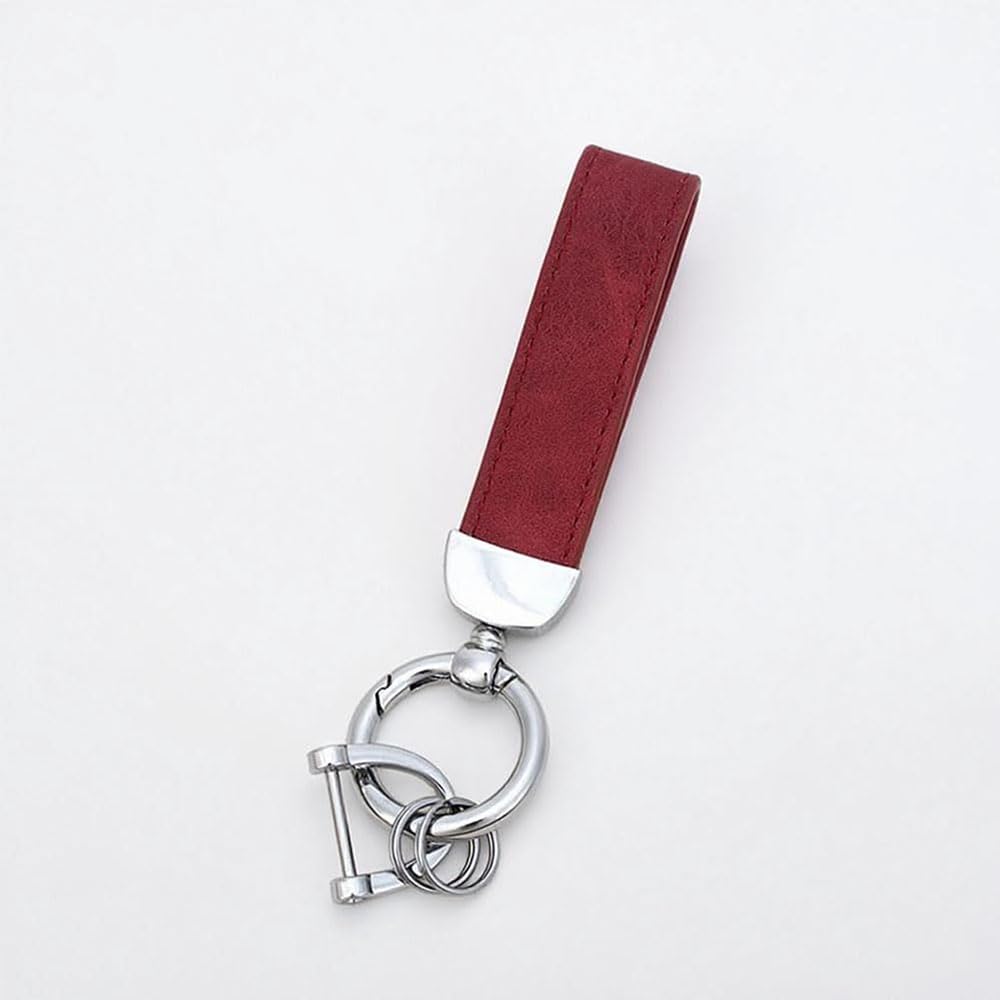 ZYIOPKG Car Keychains, for MG ZS EV HS GT MG4 3 5 6 7 RX5 RX8, Compact Refined Car Hat Keychains Hardware Anti-Loss Keychains,E