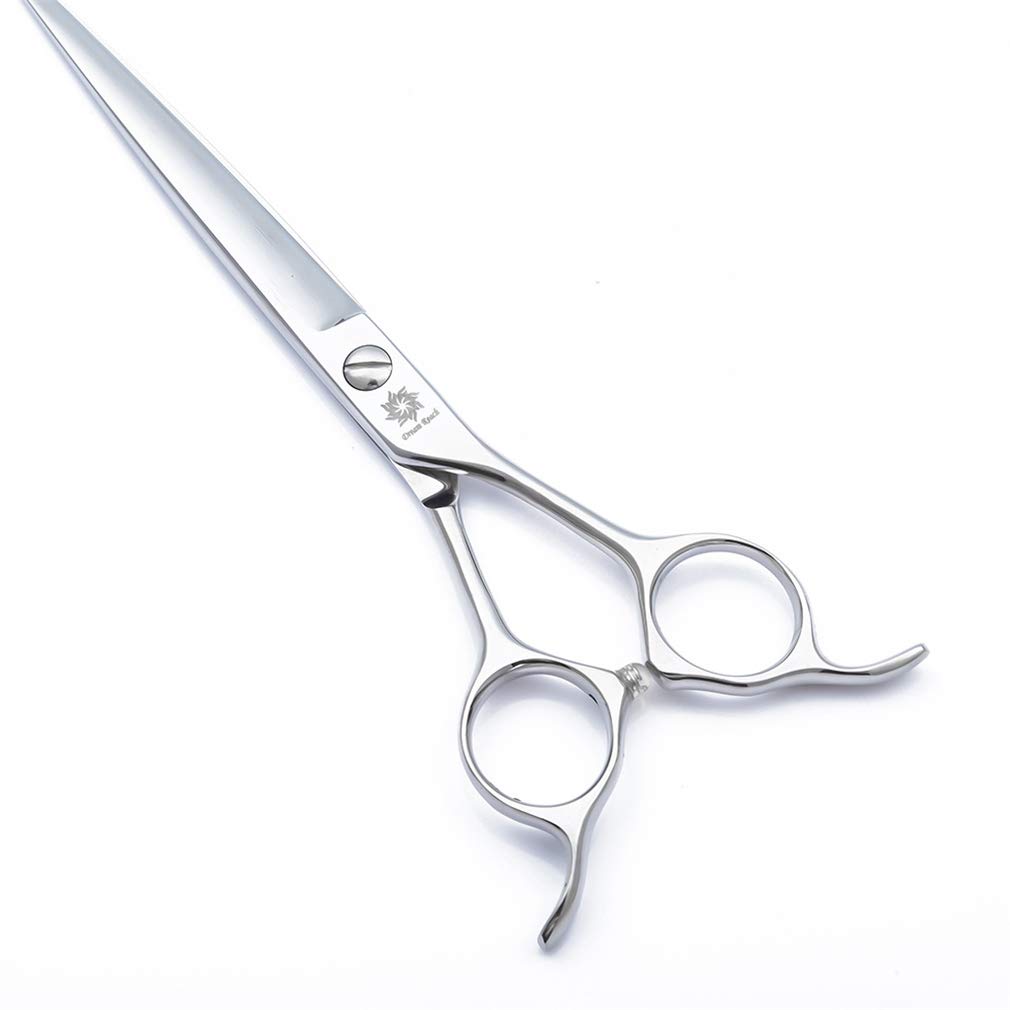 7.0 inch Governare Dell'animale Domestico Forbici, in Acciaio Inox Professionale Pet Trimmer Diritte Scissor Pet Haircut Strumenti, Luce E Sharp
