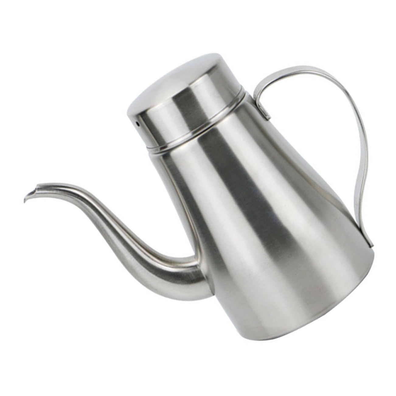 Oliera in Acciaio Inox 24oz, Argento, Beccuccio Antigoccia e Versamento Facile, per Olio da Cucina e Condimenti in Cucina