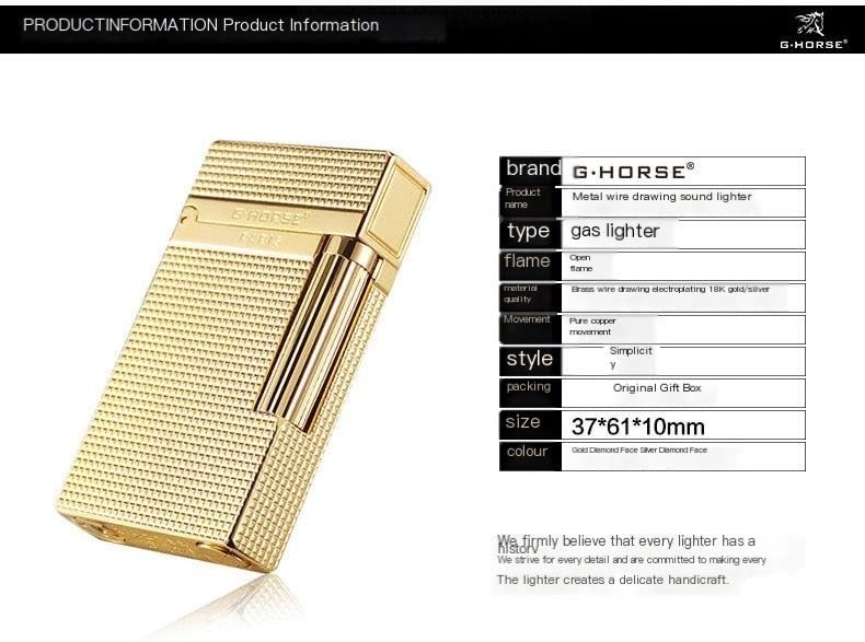 Accendisigari A Fiamma Morbida In Ottone - Ricaricabile, Fiamma Regolabile, Design Metallico, Senza Gas - Foto 8