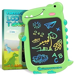 Dinosaurios Juguetes Niños Regalo Niña 2 3 4 5 6 7 8 Años – Tableta Gráfica Escritura con Pantalla LCD 10 Pulgadas Juegos Educativos Niños Regalo Navidad Cumpleaños para Viaje Coche, Avión, Memo,Clase