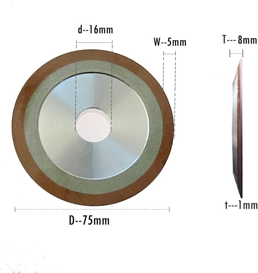 Diamentowa tarcza szlifierska PDX 75mm/100mm/125mm/150mm P150 żywiczna ścierna tarcza tnąca do szlifierek kątowych i szlifierek stołowych(150x10x32x8mm)