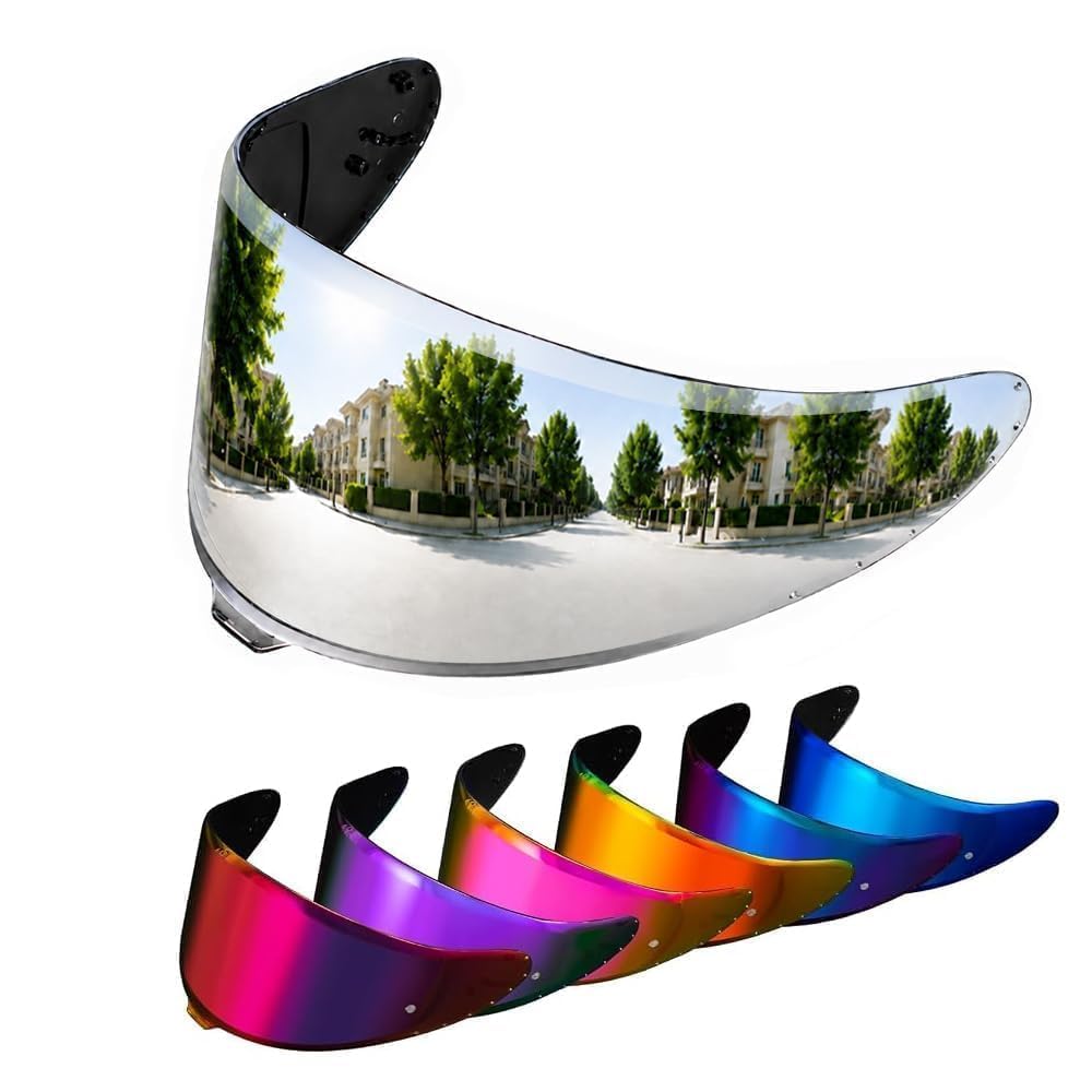 PSLER RF-1400 RF 1400 visor - CWR-F2R Face Shield Helmet Visor Motorcycle Helmet Shield Accessories Replacement for RF 1400 CWR-F2R NXR2 Z8,Silver