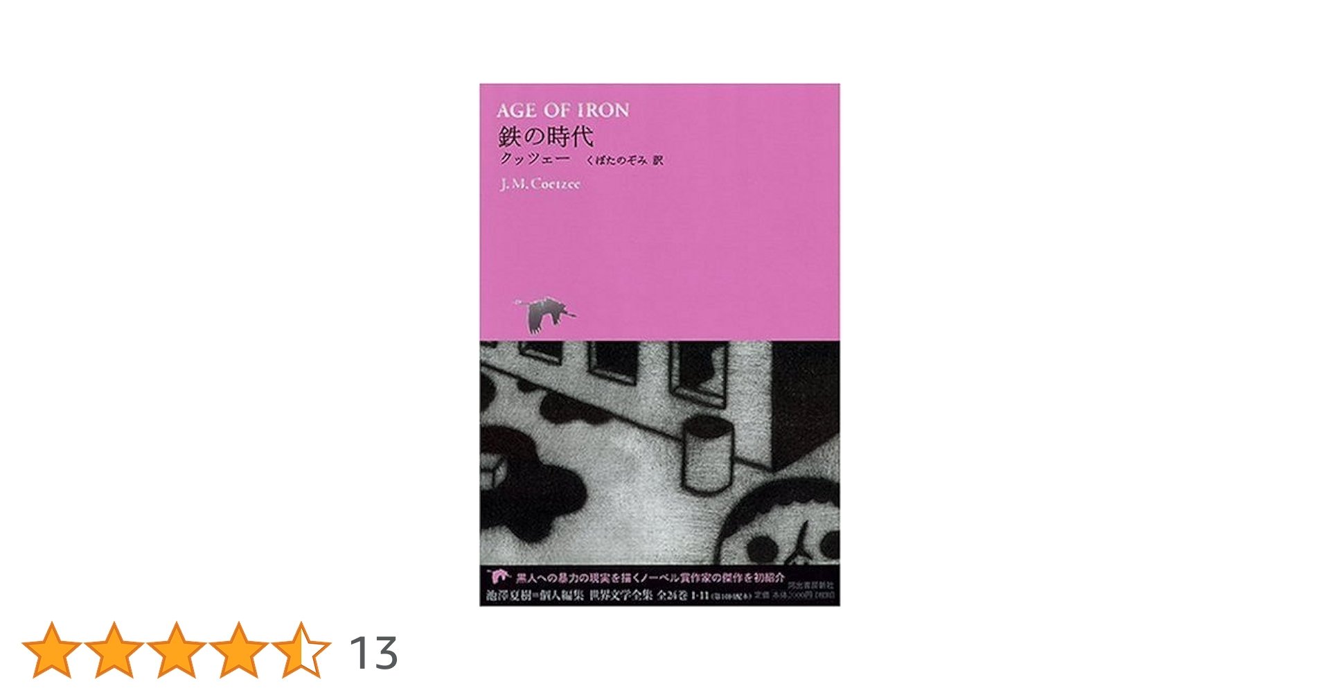 鉄の時代 (池澤夏樹=個人編集 世界文学全集 1-11) | J.M.