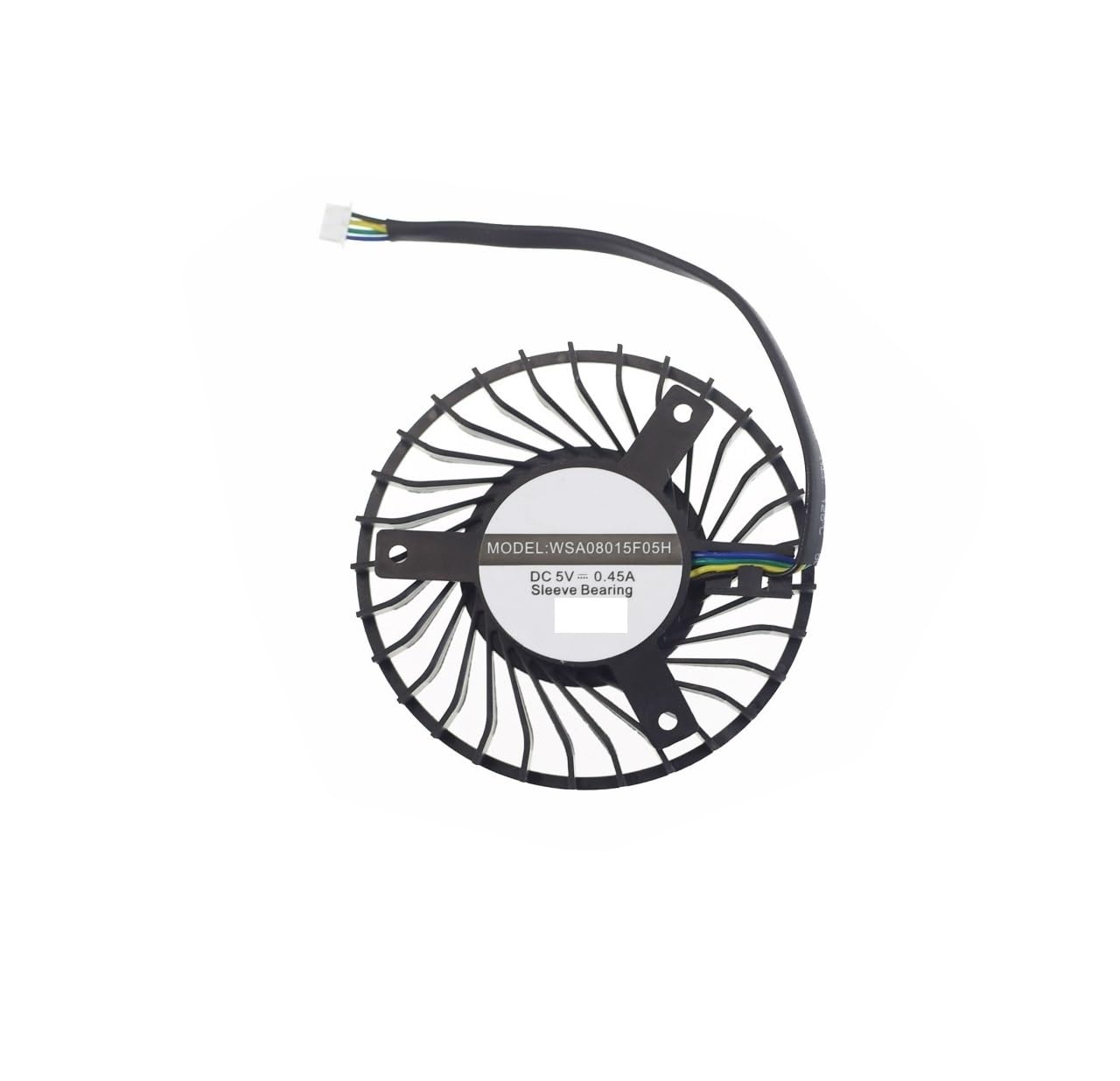 WELKLCF Graphics Card 65MM WSA08015F05H BF8015H05S YY8015H05B DC5V 0.45A 4-Pin Graphics Card Fan Compatible with MT41A