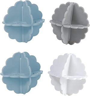 SOLUSTRE 4 Peças Bola De Lavanderia Tenis Bolas De Secador De Roupa Bolas De Secagem Para Máquina De Lavar Roupas Bolas De Secagem Para Secador De Roupas Bolas De Secador De Plástico