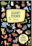  Leucht-Sticker – Tiere: 200 Sticker leuchten in der Nacht!  Stickerheft mit nachtleuchtendem Spezialeffekt