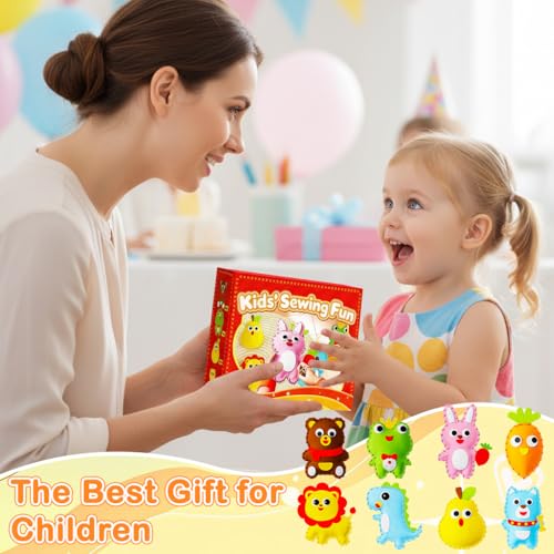 Image of PATPAT DIY Hand Sewing Stuffed Cartoon Key Charm Kit, Handmade Plush Key Charm Craft Set, Easy Stitching Sewing Kit for Kids & Adults, Fun Hands-On Activity for Parties, Groups & Creative Play