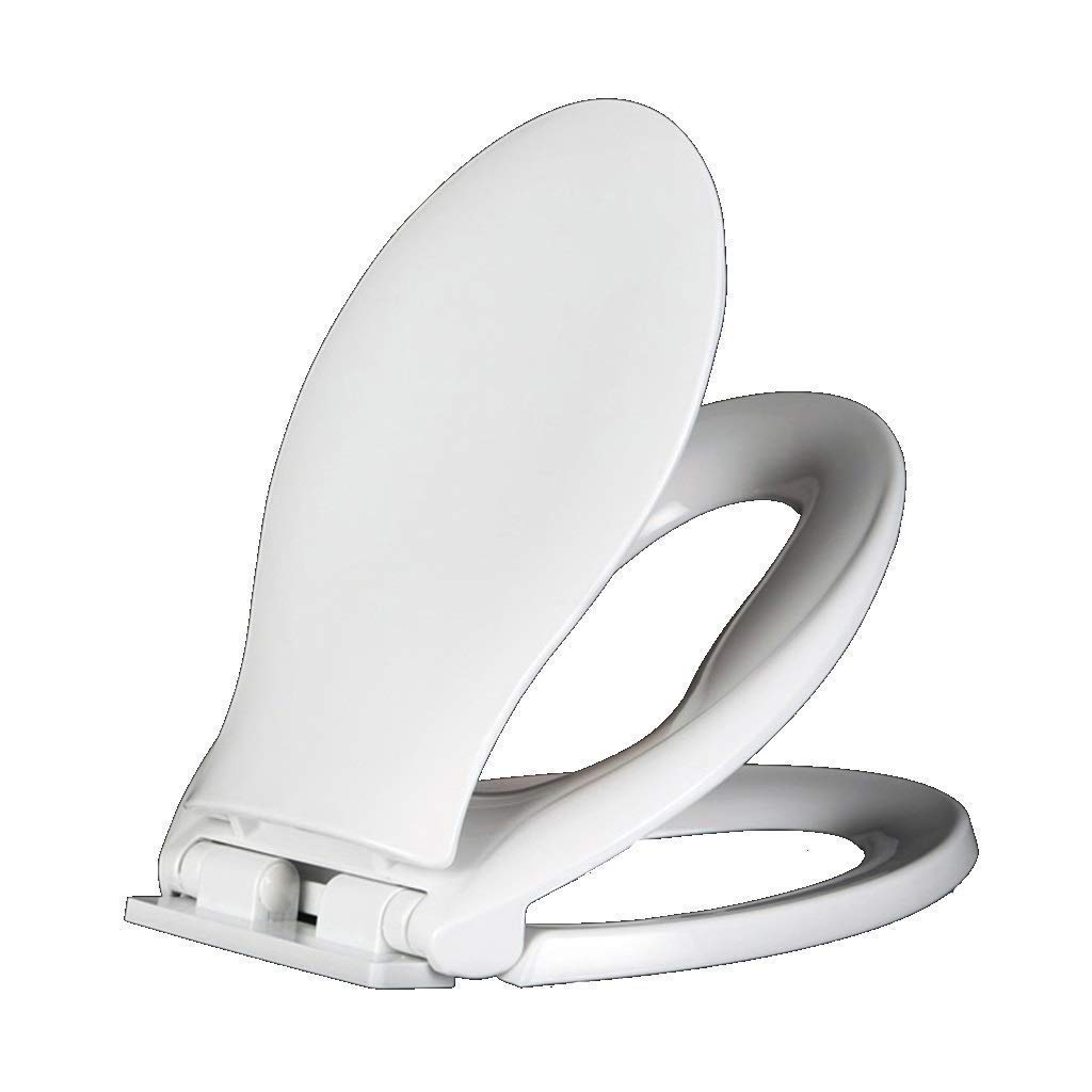 MOBYGKFY V-Shaped Female Toilet Cover Thickened PP Double-Layer Descending Vintage Adult Children Universal Plate