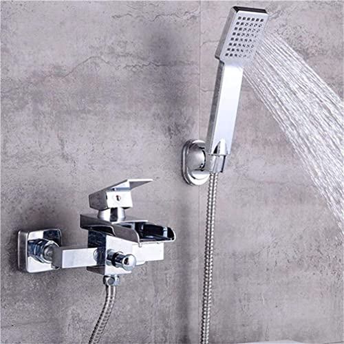 Ensemble cascade baignoire chrome B au fini miroir haut de gamme
