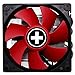 Xilence I404T Intel CPU Ku00fchler, Top Blow, 92mm PWM Lu00fcfter, 125W TDP, rot/schwarz/silber