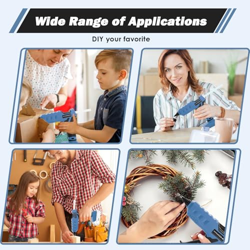 100W Hot Glue Gun Cordless for Makita Battery 18V, Quick Heating Glue Gun with 11mm Glue Sticks, Anti-Drip Nozzle, Crafting for DIY Handicrafts Repair Arts (Tool Bare, no Battery, no Charger) 7 100W Hot Glue Gun Cordless for Makita Battery 18V, Quick Heating Glue Gun with 11mm Glue Sticks, Anti-Drip Nozzle, Crafting for DIY Handicrafts Repair Arts (Tool Bare, no Battery, no Charger) - Image 7