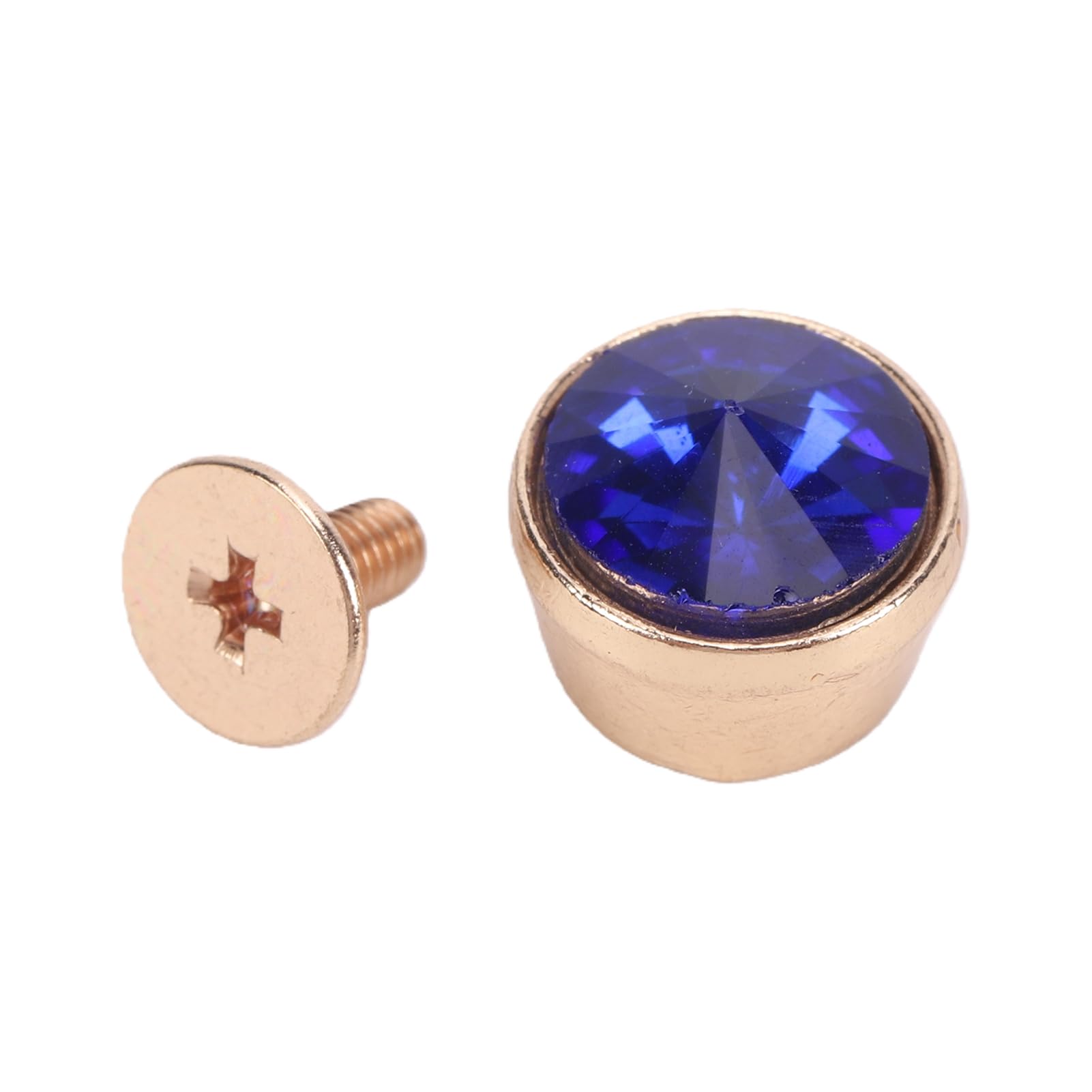 Fabater 100 Remaches de Cristal, 12 Mm, Azul