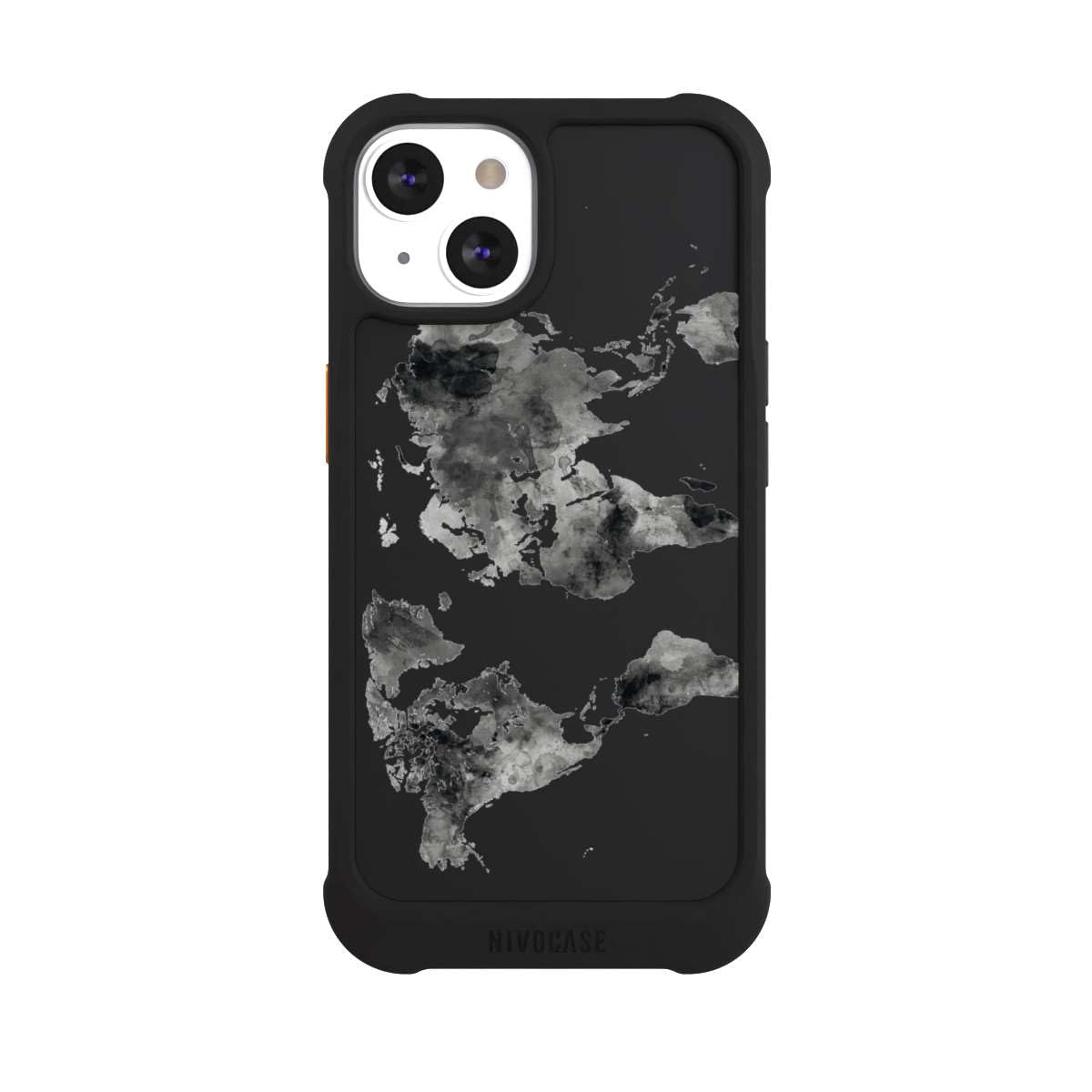 Custodia per Apple iPhone 13 Mappamondo Trasparente Mondo