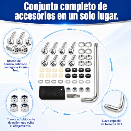 Tornillos para placas de carro 11 Imagen adicional