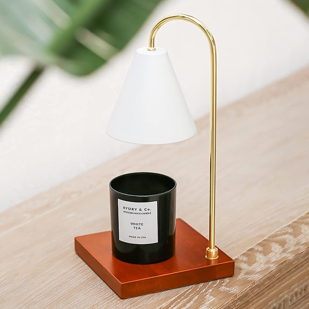 Scaldamani di Candela, Fusione di Cera Elettrica con Dimmerabile, Lampada Riscaldante della Candela per Candela Profumata, Fusione di Cera (Color : Black Marble)