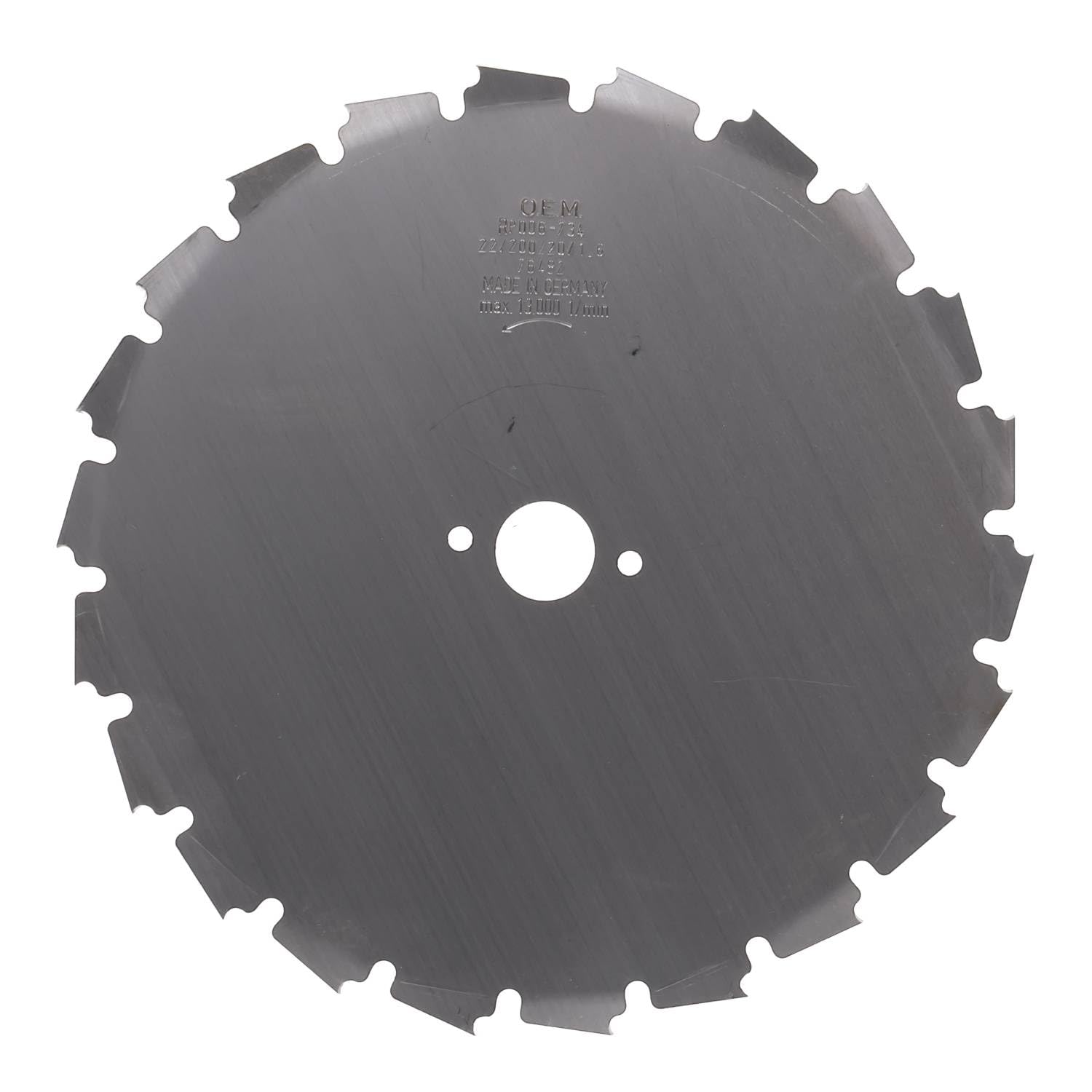 Couteau de débroussailleuse 22 dents Ratioparts pour éliminer les ronces tenaces