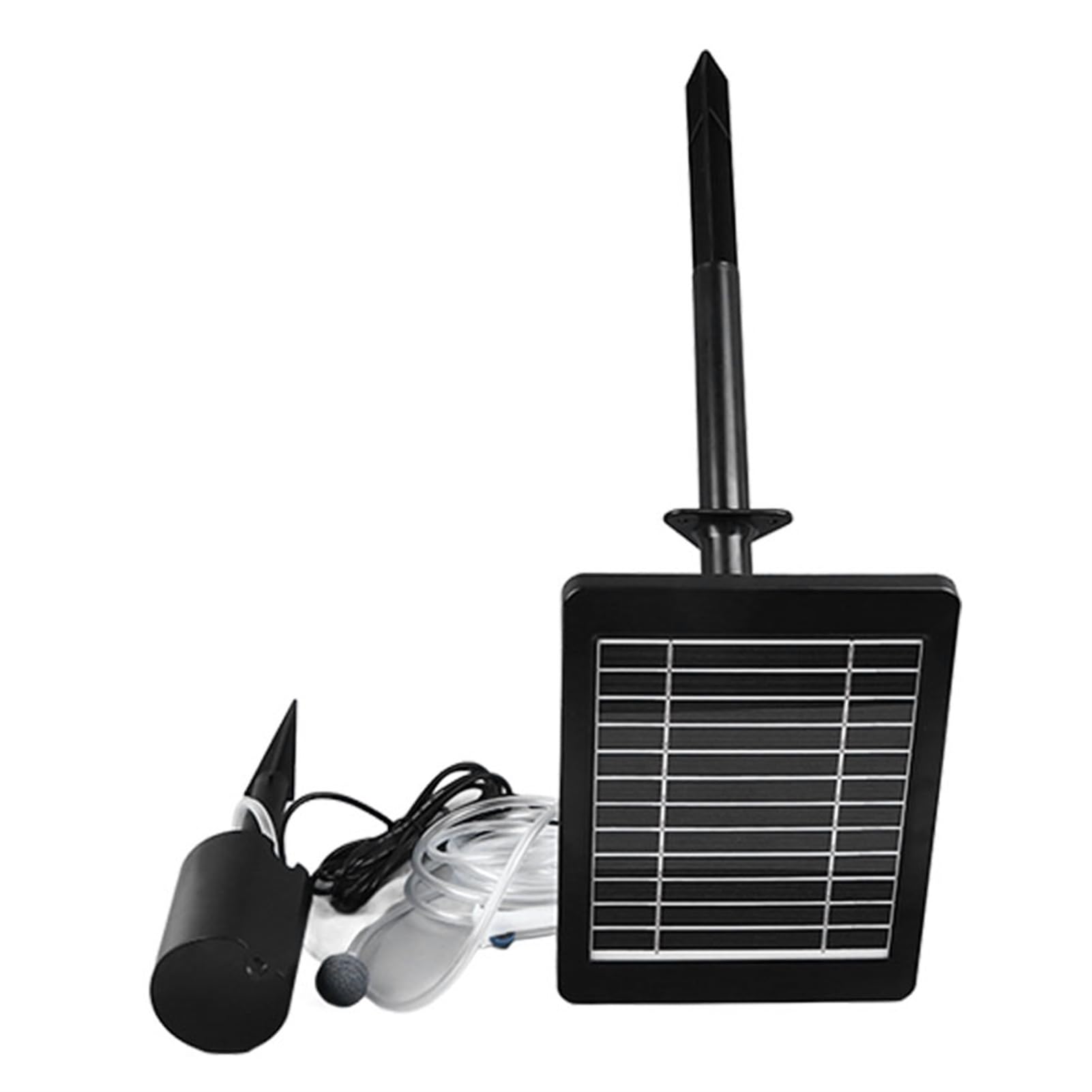 Aramox Pompa Ad Aria Solare ABS Aeratore per Stagno Solare 6V 3W con Batteria 2200mAh 3 Modalità IP55 Impermeabile per Stagno di Pesci Acquario Coltura Piscina all'Aperto Pesca