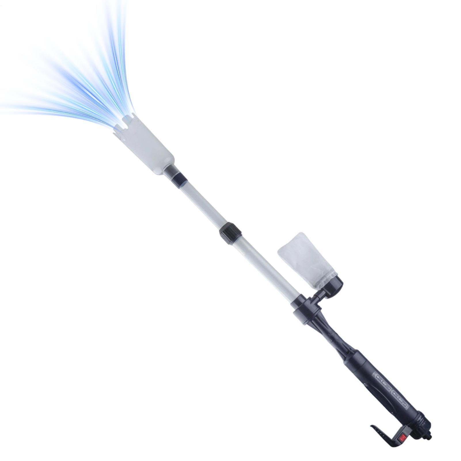 Aquarium Gravel Cleaner Electric Telescopic USB Powerful
