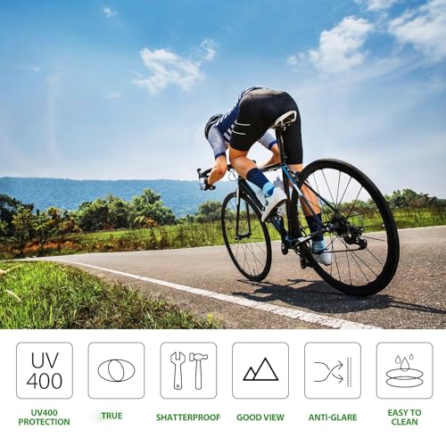 4 Pieces Mens Sunglasses Polarized UV Protection Mens Sports Sunglasses with Elastic Rope for Men Trucker Pool Supply4