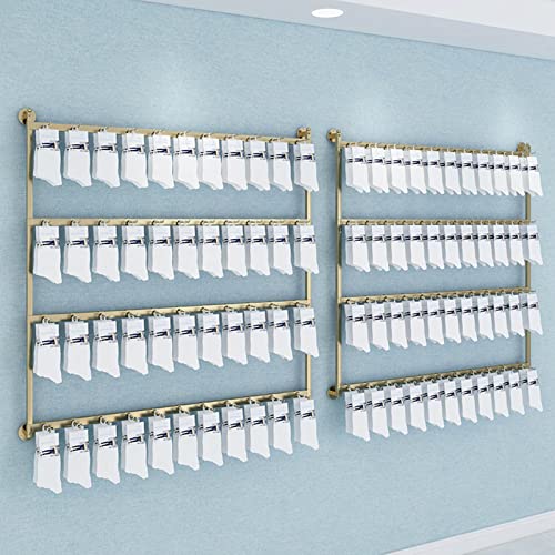 Expositor metálico de Pared - Estante Giratorio Que Ahorra Espacio para organizar Calcetines, Joyas, Pulseras, Anillos y Carteras - Vitrina Moderna de Accesorios para Tiendas minoristas - imagen 5
