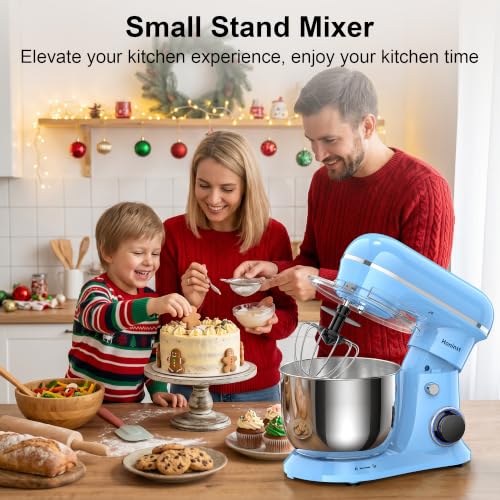 Image of Honinst 4QT Electric Stand Mixer, 10-Speed Tilt-Head Compact Kitchen Mixer