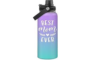 SANDJEST Best Mom Ever Water Bottle