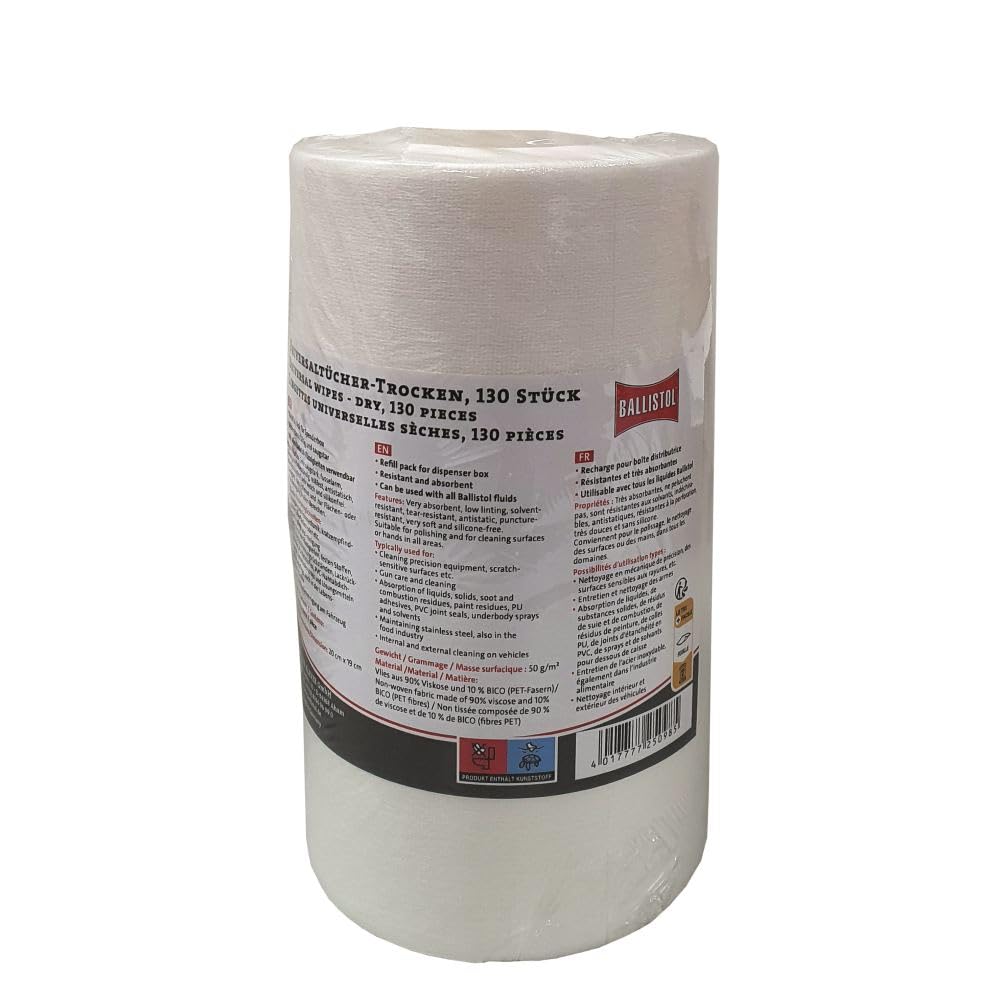 Ballistol 25098 Roll of 130 dry cloths 1 pc(s)