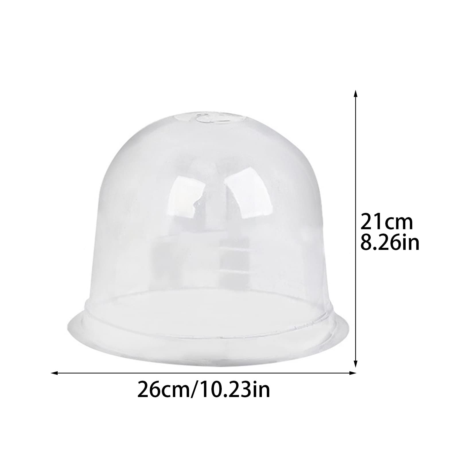 Lot de 6 cloches de protection pour mini serre de jardin avec piquets en métal et étiquettes pour plantes