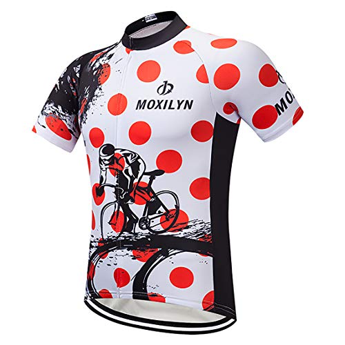 Maillot Cyclisme Homme Vetement Vélo Route Manches Courtes T Shirt VTT Respirant Cover
