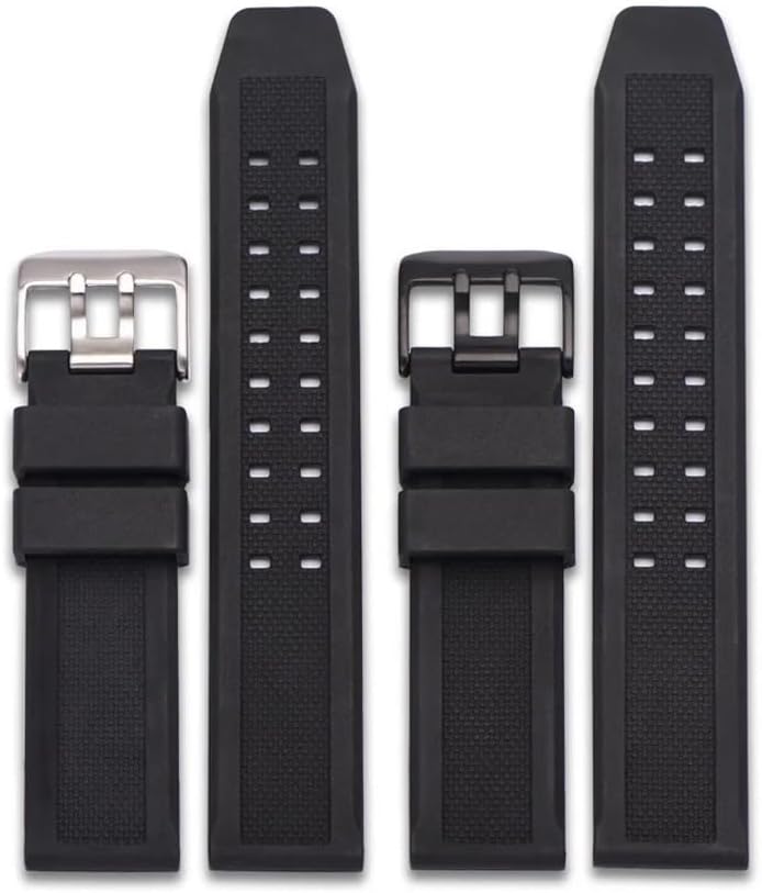 23.0mmシリコンウォッチストラップX 1820 7251 3050 Men Military Sportダイビングラバーブレスレ