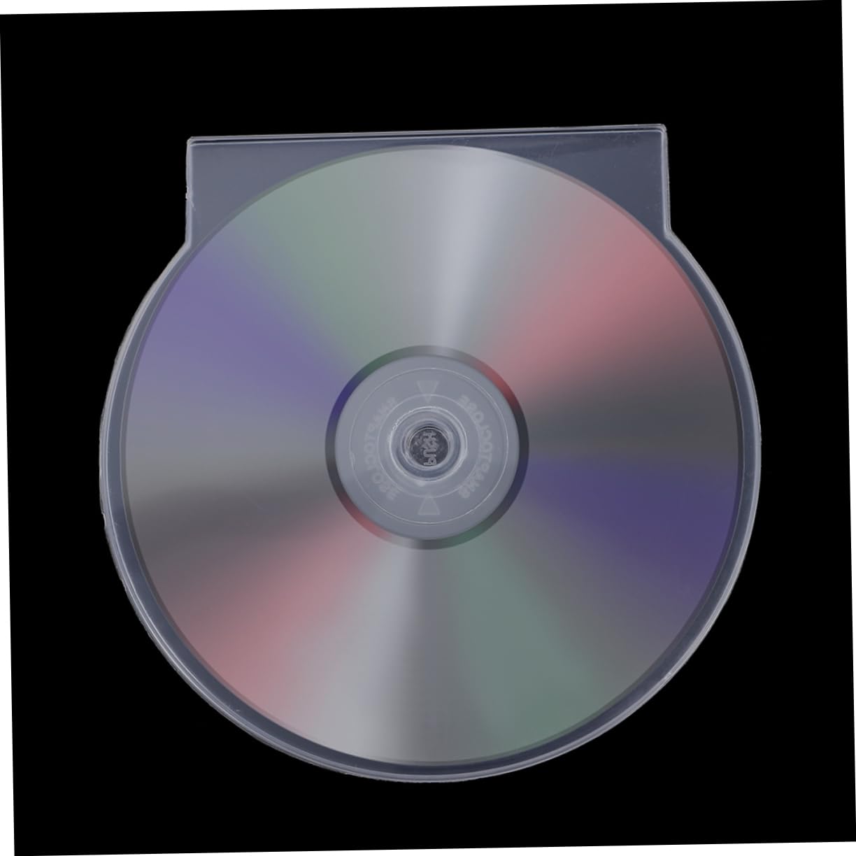 Zerodeko Custodie per CD in Plastica Trasparente 50 Pezzi per Organizzazione e Protezione di CD e Dvd Funzione Antipolvere e Design Compatto