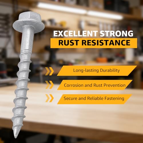 Tornillos Joist Hanger #9 x 1-1/2" Compatibles con SD Connector Screws 200PCS miniatura 4