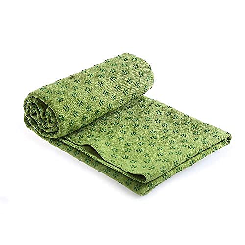 Serviette de yoga antidérapante et séchage rapide - Serviette de tapis de yoga antidérapante - Serviette en microfibre antidérapante idéale pour le yoga chaud, la gym, le pilate