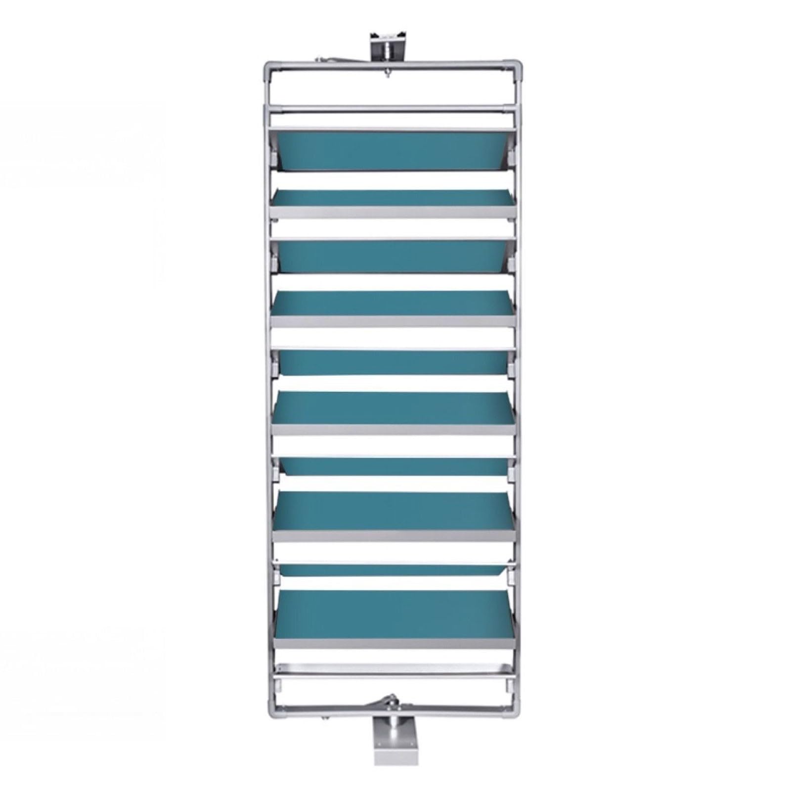 Generico Scarpiera Estraibile Regolabile in Altezza, Ideale per Piccoli armadi da Camera da Letto, Facile da installare (11 ripiani/161-173,5 cm)