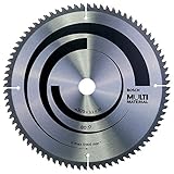 Resultado de corte: 3 Bosch Professional 2 608 640 452 Hoja de sierra circular Multi Material - 305 x 30 x 3,2 mm, 80 (pack de 1), Acero inoxidable, 305x30x3.2mm