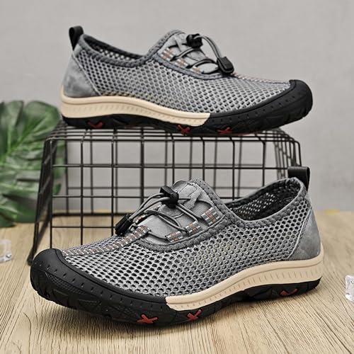 Men's Mesh Breathable Casual Sandals Comfortable Casual Walking Shoes Hollow Out Breathable Mesh Casual Shoes4