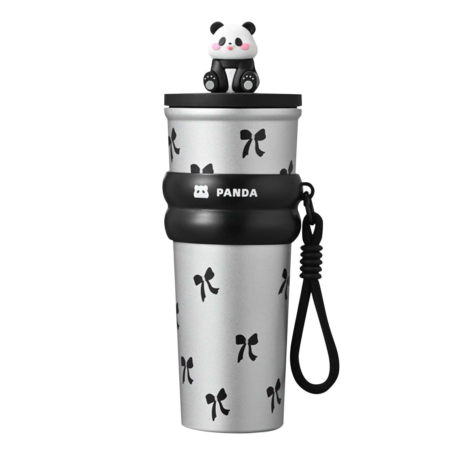 Metal Water Bottle 40 oz Reusable Leakproof Wall Vacuum Insulated Water Bottle with Straw Lid and Strap Keeps