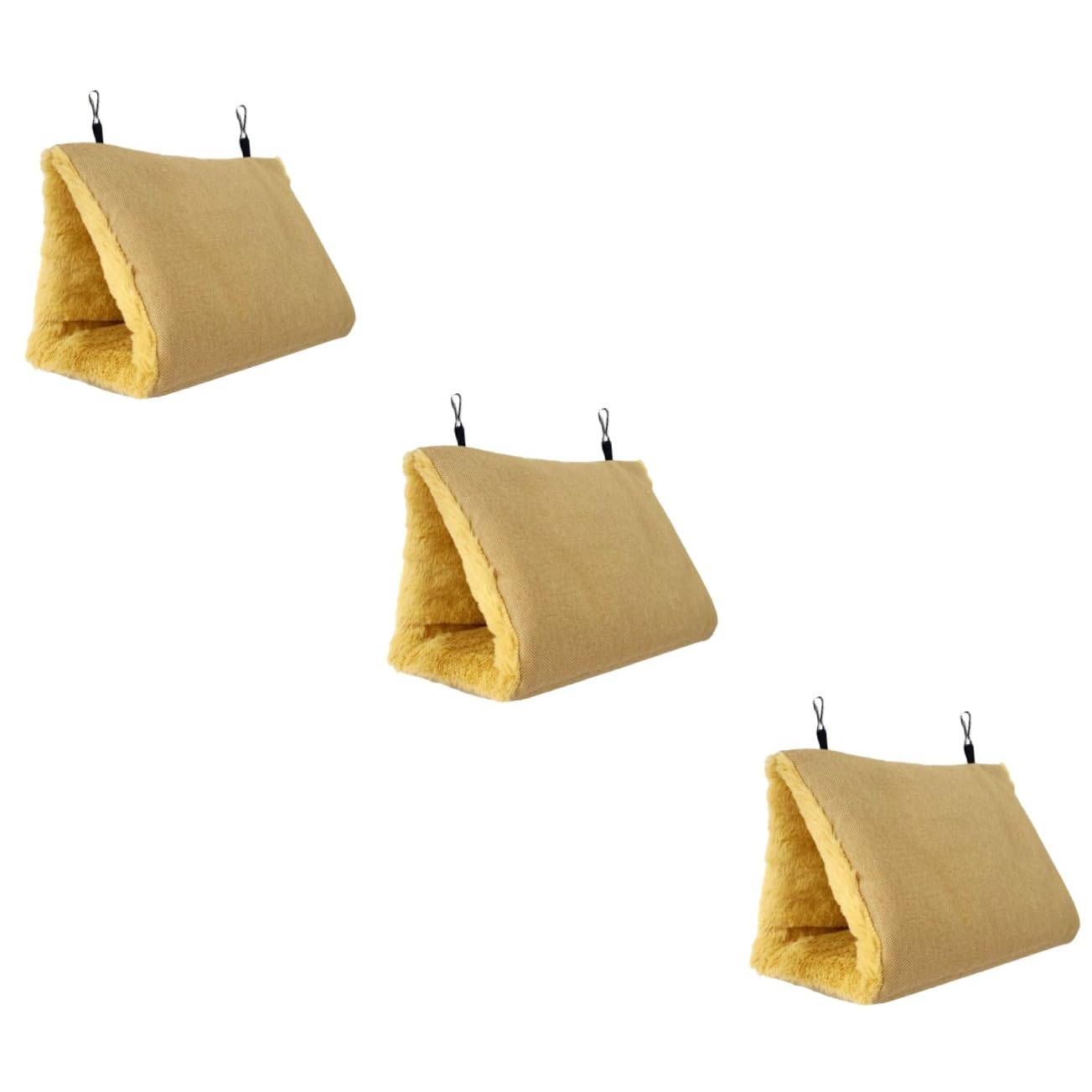 DOITOOL 3 Uds Nido Loro Hamaca Hámster Camas Colgantes Cacatúas Casa Hurón Accesorios Invierno Cálido Nido De Pájaros Casa De Pájaros Nido De Pájaros De Invierno Encantadora Hamaca para