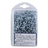 WAKAI 鉄板用ビス スパイラルダンバ ナベ4X19mm 180本入