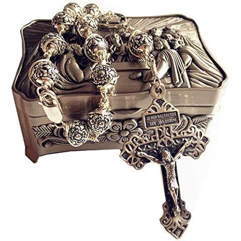 elegantmedical Bali Sterling Silver Rosary Bracelet Cover