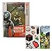 Fortnite Battle Royale Collection 2" Leviathan Figure with one Sheet of 7 Minecraft Stickers Bundle (2 Items)