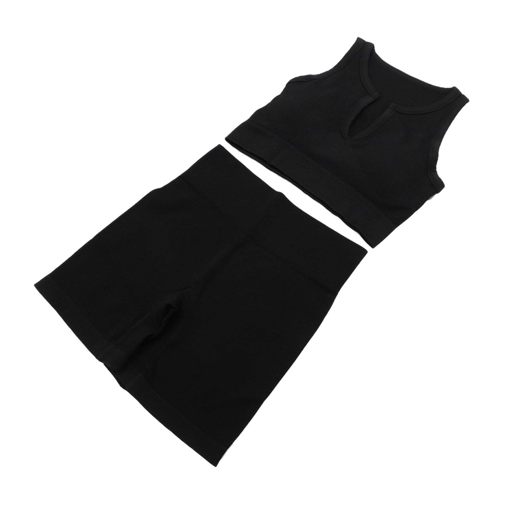 High Waist Yoga Shorts and Tank for Women Comfortable Activewear for Fitness and Gym Workouts Sports Suit for